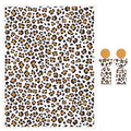 Briartw 10 Sheets Leopard Pattern Polymer Clay Transfer Paper,Per Sheet 3.93inch x 5.82inch Polymer Clay Transfer Sheets for DIY Clay Jewelry Making Disposable Stickers