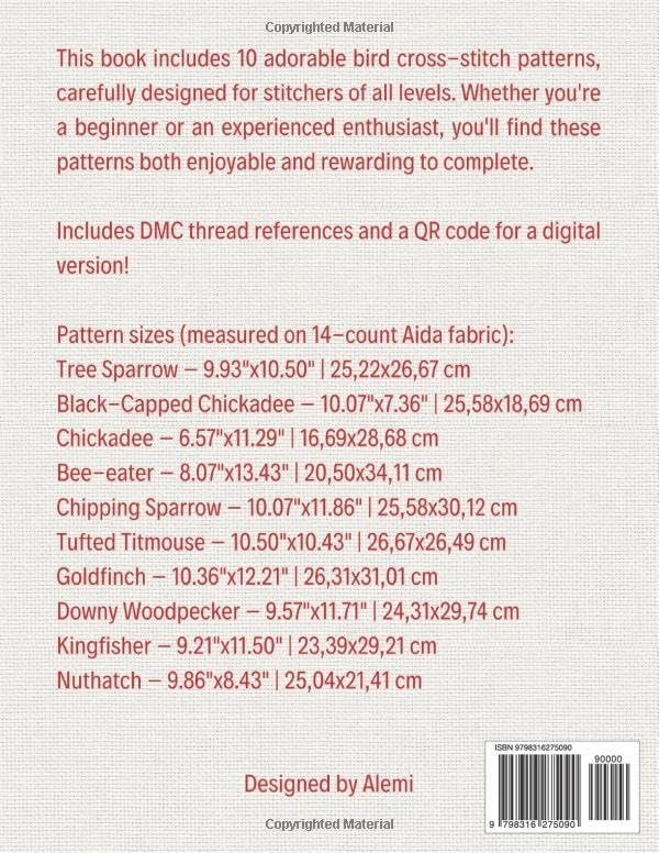 Cross Stitch Patterns: Birds (Cross Stitch Patterns - English Edition)