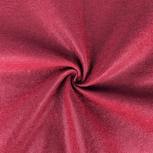 Jtnohx Color Felt Sheets 1 Square Yard Craft Felt Fabric Maroon 1.4mm - color: Maroon