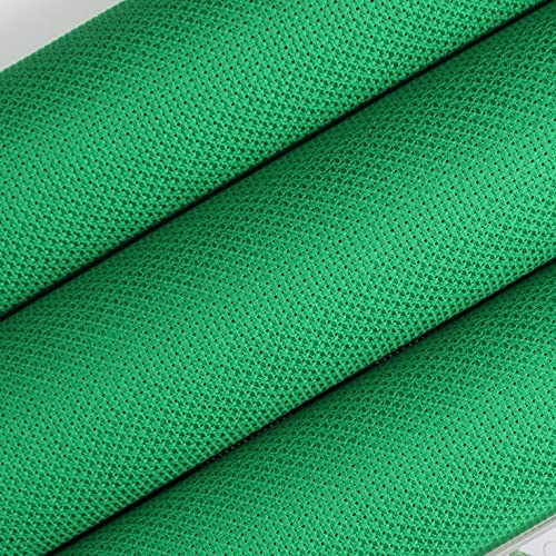 KCS 3 pc of 15" x 18" Counted Cross Stitch Cotton Aida Cloth Needlework Fabric,14CT,Green - color: Green, size: 14CT