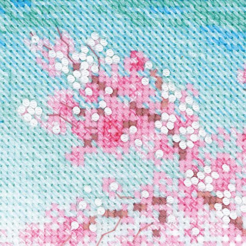 RIOLIS 1745 Sakura. Bridge Counted Cross Stitch Kit 7.09 x 9.45 in - style: Sakura. Bridge 1745