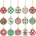 Yuxung 15 Pcs Christmas Diamond Art DIY Keychain Hanging Ornament, Classic - color: Classic