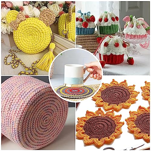 Allazone 58 PCS Mesh Plastic Canvas Sheets 5 Size Round Clear Plastic Canvas for DIY Crafts Embroidery Cross Stitch, Acrylic Yarn Crafting, Knit and Crochet Projects - color: 58 PCS - Circular