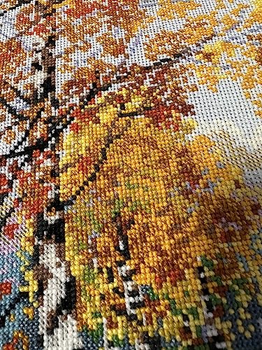 RIOLIS 1134 Birches Counted Cross Stitch Kit 10.24 x 14.96 in
