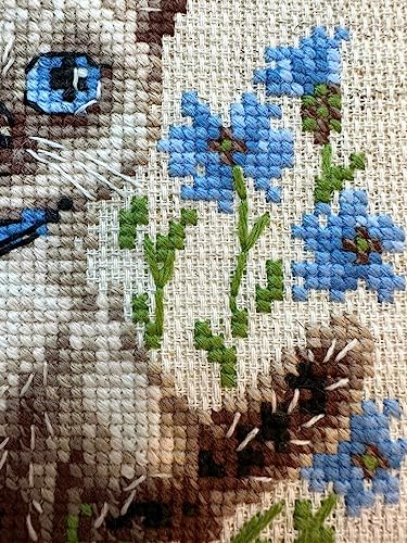 RIOLIS 2118 Siamese Kitten Counted Cross Stitch Kit 6 x 6 in - style: Siamese Kitten 2118