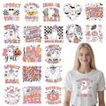 Dtf Transfers Ready to Press - 20 Pcs Halloween Iron on Patches for T-Shirts, Cut Ghost Bat Heat Transfer Designs Vinyl Stickers, Iron on Decals for DIY Clothes Bags - color: Halloween