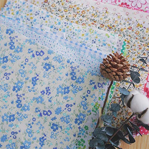 Phantomon 50pcs 8inch x 8inch Cotton Fabric Craft Precut Square Patchwork Sheets for Quilting, Sewing, Scrapbooking (8Inch x 8Inch) - size: 8Inch x 8Inch