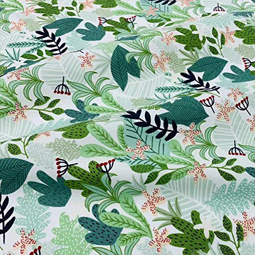 Fabric, 8 pcs/lot Fat Quarter Fabric Bundles 100% Cotton 19.69" x 19.69" (50cm x 50cm) Quilting Cotton Craft Pre-Cut Squares Sheets for Patchwork Sewing Quilting Crafting, Floral Pattern. - color: M-4