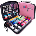 Vellostar Sewing Kit for Adults, Teens & Kids - 100-Piece Pink Beginner Set - color: Pink