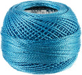 DMC CORPORATION DMC Pearl Cotton Ball Size 8 87yd-Light Bright Turquoise Embroidery Accessory, Bule