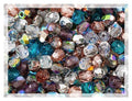 0.88oz (Approx. 300 pcs) Faceted Fire Polished Round Glass Beads 4mm (0.16in), Czech Republic Bohemian Glass Transparent Mix - color: Mix 03 Transparent AB