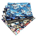 Japanese Style Fabric Squares Fat Quarters Cotton Bundle,Fresh Style - color: Fresh Style