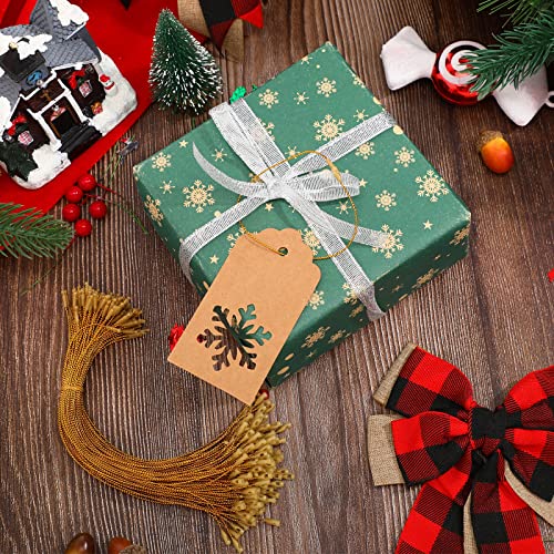 Shappy 400 Pcs Christmas Ornament Hooks Hangers, Gold, 400 Pieces - color: Gold