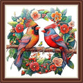 Dimxvean Counted Cross Stitch Kits for Adults,11CT Unprinted Cross-Stitch Pattern Embroidery Kit Cross Stitching Kit Supplies Needleworks Set-Flower Garland Bird 18x18 inchs - color: SetColor12
