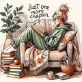 niurenmaoyi Reading Book Stamped Cross Stitch Kits for Beginner,14X14In - color: Cross Stitch Kits for Adults - 0525-2