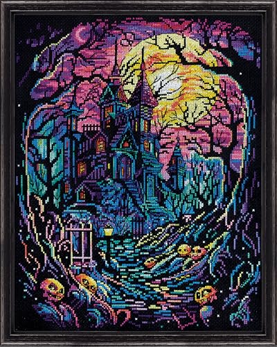 Haunted House Counted Cross Stitch Kit