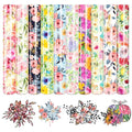 HTVSTD Floral HTV Heat Transfer Vinyl 10 Sheets 12×10in Iron on Vinyl - color: Flower
