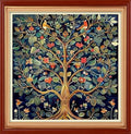 Findvoor Counted Cross Stitch Kits for Adults Full Range of Cross Stitching Embroidery Unprinted Pattern for Beginners, 11CT Needlepoint Cross-Stitch Patterns Embroidery Kits-Magic Tree 18×18 inch - color: ColourSet20