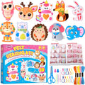 Sewing Kit for Kids, 10 Easy DIY Project of Stuffed Animal with Instruction - color: animal dolls felt sewing kits