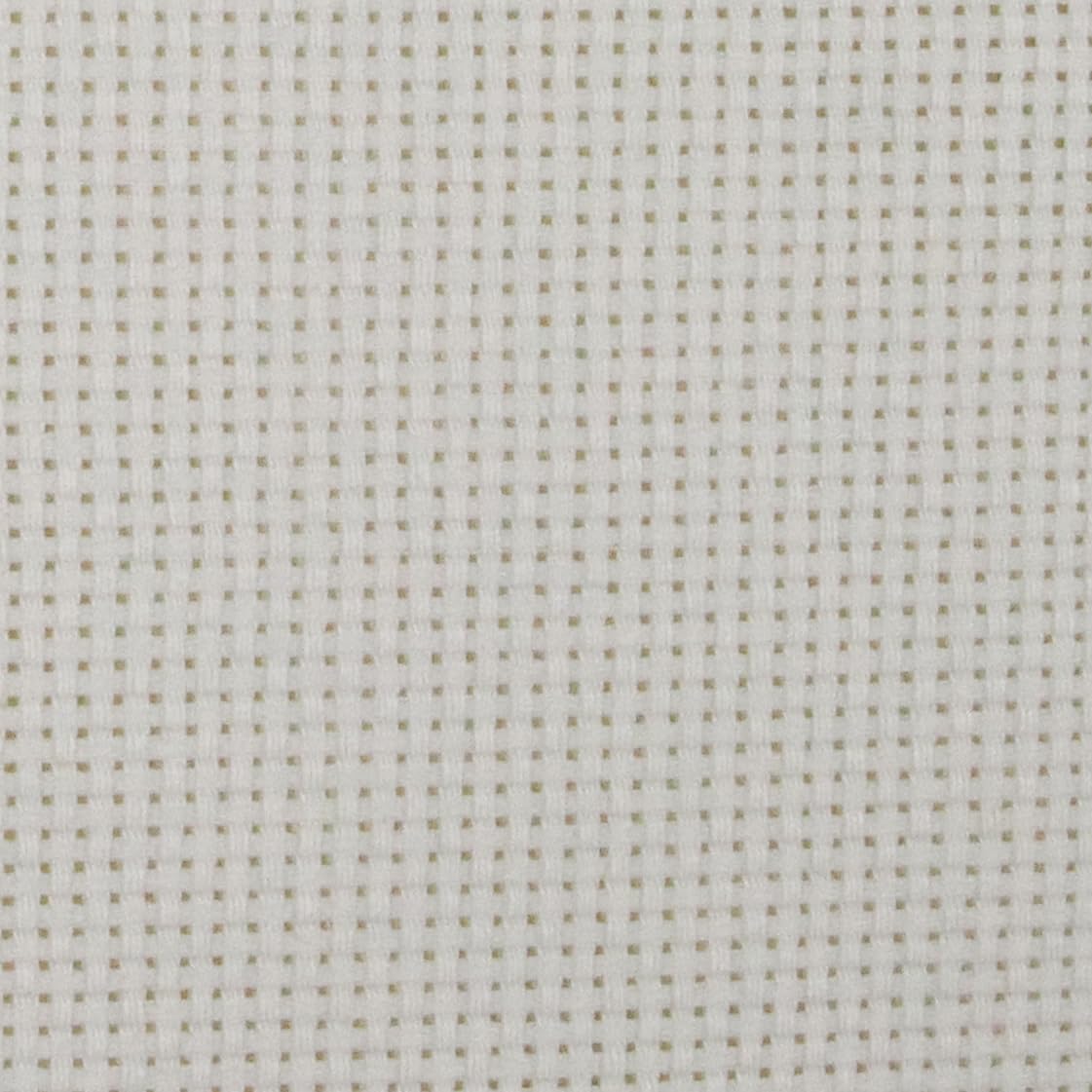 KCS 19" x 28"(48cmx72cm) 11CT Counted Cotton Aida Cloth Cross Stitch Fabric (Antique White) - color: Antique White