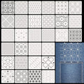Affrolling 30 Pcs Plastic Sashiko Stencil 4.7 x 4.7 Inch Geometric Sashiko Pattern Template Drawing Line Quilting Stencil Embroidery Pattern Stabilizers for Sewing Hand Quilting and Embroidery - size: 4.7 x 4.7 Inch