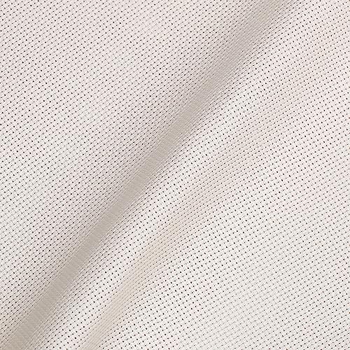 Aida Cloth 14 Count Cross Stitch Fabric,60×39inch (14CT,Light Beige) - color: Light Beige, size: 14CT