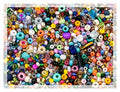 0.9oz (25g) Mix of Small Rocailles, Seed Beads & Bugles 2-10mm Preciosa Ornela Czech Glass Beads, Mix Multi Small Pack - color: All Color Mix - Small Pack - mix