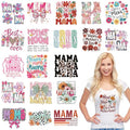 Mama DTF Transfers Ready to Press, Iron on Decals for T-Shirts - color: Mama695