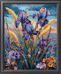 Leczany Cross Stitch Stamped Kits Patterns Craft Kit Needlepoint Full Range of Embroidery Starter Kits Beginners for DIY 11CT 3 Strands | Orris 13.4×16.9 inches - color: 11CT Stamped kits,Orris 13.4×16.9 inches