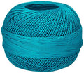 LIZBETH Handy Hands Premium Cotton Thread, Size 40, Ocean Teal Dark