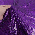 ShiDianYi Sequin Fabric - Sparkly Glitter Fabric for Sewing Linen Mesh Sequence Little Mermaid Fabric (6Feet by The 2 Yards - 2Yards 1PC - Purple) - color: Purple, size: 2 Yard