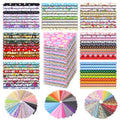100 Pcs 10 x 10 Inches Cotton Fabric Squares Patchwork Quilting Fabric Floral Printed Bundles Layer Precut Quilt Material for DIY Craft Sewing Cloths Quilting Cloths Handmade Accessories