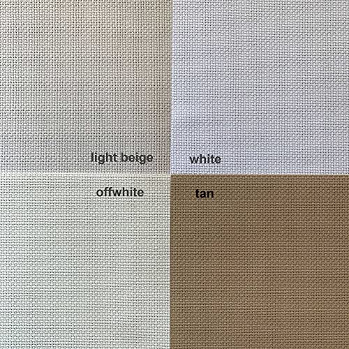 Aida Cloth 14 Count Cross Stitch Fabric,60×39inch (14CT,Light Beige) - color: Light Beige, size: 14CT