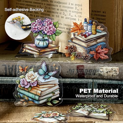 120 Pcs Vintage Garden Stickers for Scrapbooking and Journaling - color: Twilight Garden