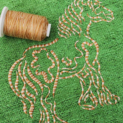 ThreadArt Multicolor Cotton Thread, 600M 40/3, Desert Sands 5542 - color: Desert Sands