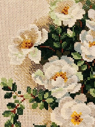 RIOLIS 1351 White Briar Counted Cross Stitch Kit 8.25 x 11.75 in - style: White Briar 1351