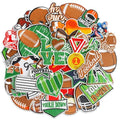 Football Iron on Patches Embroidered Sport Appliques Patches Sew on for Clothing, Hats, Backpacks, Jackets, and Bags 36Pcs - color: Football Patches 36Pcs