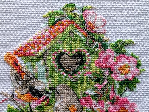 RIOLIS 2092 Happy Together Counted Cross Stitch Kit 7 x 7 in - style: Happy Together 2092