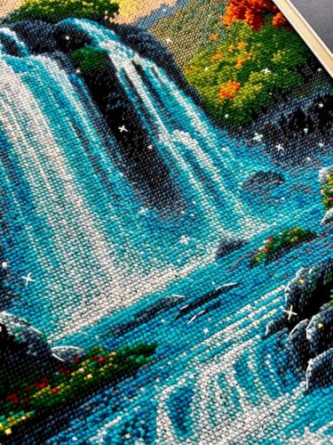 RIOLIS 2274 Magical Waterfall Counted Cross Stitch Kit 11.75 x 15.75 in - style: Magical Waterfall 2274