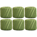 ThreadArt 100% Cotton Crochet Thread Size 3, 6 Ball Pack, Avocado 10 - color: AVOCADO, size: SIZE 3 - 6 PACK