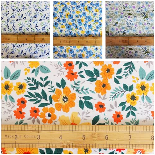 100% Cotton Quilting Fabric Squares 5''x5'' Floral Print Precut Fabric Bundles Charm Packs for Quilting 5 inch Clearance for Pathwork Quilt（Fresh Style） - color: Color-2