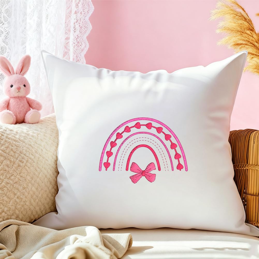 4 Sheets Water Soluble Embroidery Patterns Stabilizers Cute Embroidery Stick and Stitch Paper with Pre-Printed Girlish Style Patterns for Hand Sewing Lover Beginners - style: Girlish Style