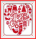 CaptainCrafts Cross Stitch Kits for Adults Stamped 14CT Christmas Pattern - color: Christmas Style, size: Stamped 14CT