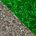 John Bead 25g Cylin Beads Grey Glow in Dark AB 11/0 Glass Cylindrical Seed Beads for Jewelry Bracelets Necklaces Earrings Making Embroidery - color: Grey Glow in Dark AB