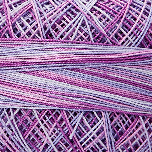 Lizbeth Size 80 HH80165 HH80 Cotton Thread 184 Yds 10G, Grape Splash - color: Grape Splash