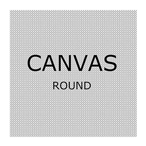 5Pcs/Lot 20x20CM Diamond Painting Canvas with Glue, Round/Square Blank Grid Canvas Empty for Customized Projects - size: Select