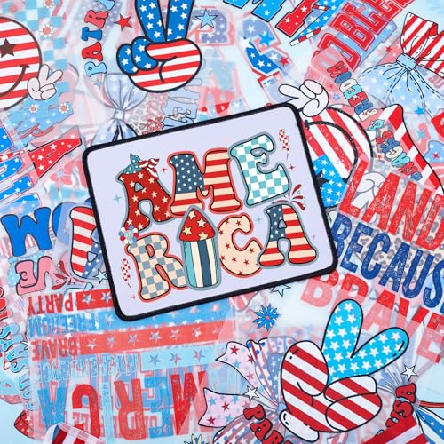 Independence Day Iron on Transfers Heat Transfer Vinyl 32pcs - color: Independence