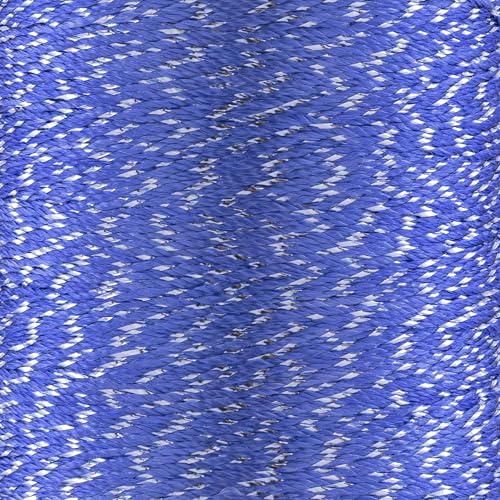 YarnArt Camellia Metallic Shimmer Fine Yarn – Polyester & Metallic Thread for Crochet, Embroidery & Jewelry Making – 20g & 50g Skeins, 192m (Royal Blue, 50g Skein) - color: Royal Blue, size: 50g Skein