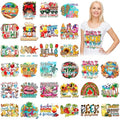 30 Pcs Summer Western Iron on Transfer Patches Mexico Tropical Vinyl Decals - style: Western Summer