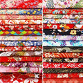 Tudomro 30 Pcs 8" x 10" Japanese Fabric Bundle Cotton Quilting, Fresh Style - color: Fresh Style
